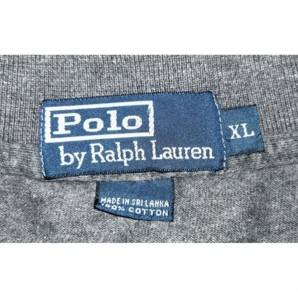 Ralph Lauren Polo‎ Shirt Men's XL Long Sleeve Rugby Prep Striped